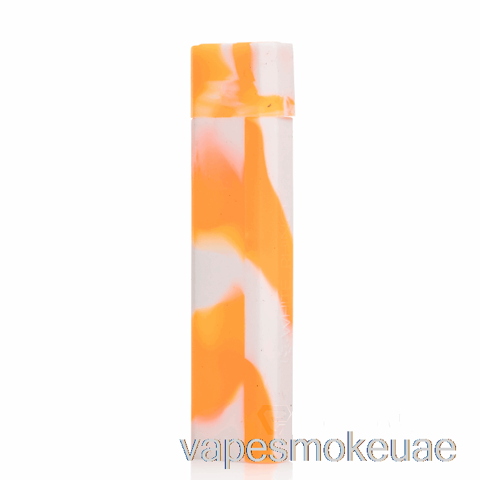 Vape Uae الأبيض وحيد القرن سيليكون داب خارج [الكوارتز] البرتقالي الأبيض (توهج الأشعة فوق البنفسجية)